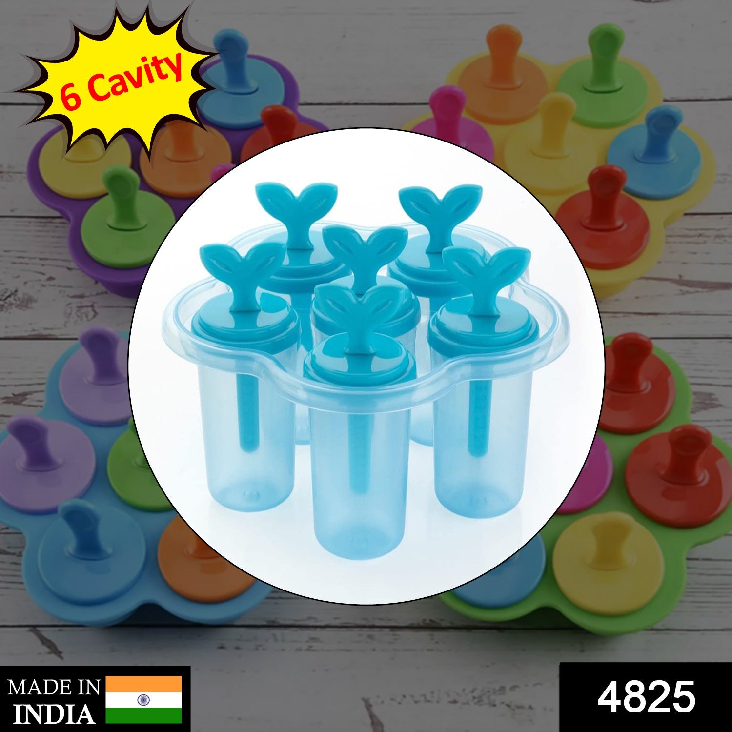 4825 6 Cavity Ice Candy Maker widely used for making various types of ice candies and all etc. 4825 6 Cavity Ice Candy Maker widely used for making various types of ice candies and all etc.